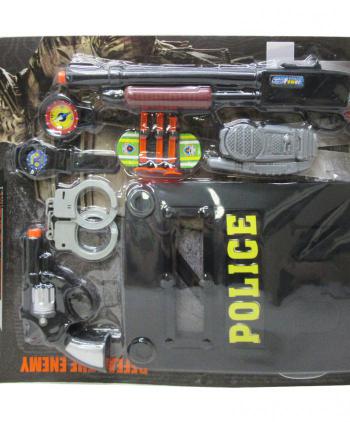BL. POLICIA ESCUDO CON ESCOPETA 1 UD
