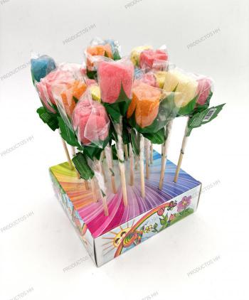 ROSAS COLORES GOMINOLA 25 Uds
