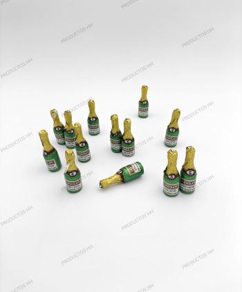 BOTELLA PEQUEÑA CHOCO SIMON COLL 60x8 grs