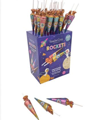 ROCKETS CHOCOLATE CON LECHE SIMÓN COLL 10 grs 50 Uds