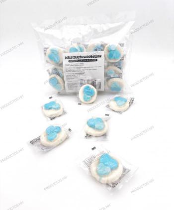 DOBLE CORAZON MARSHMALLOW 18 gr 18 Uds