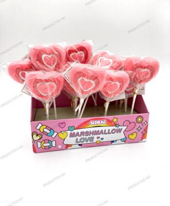 CORAZONES MARSHMALLOW LOVE 30 gr 16 Uds
