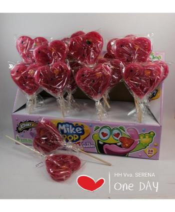 PIRULETA MIKE POP HEART 50 grs 24 Uds