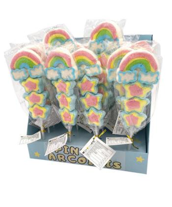 PINCHO ESTRELLAS Y ARCO IRIS 16 Uds