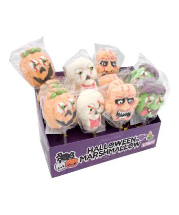 HALLOWEEN MARSHMALLOW PINCHOS SIDRAL 16 Uds