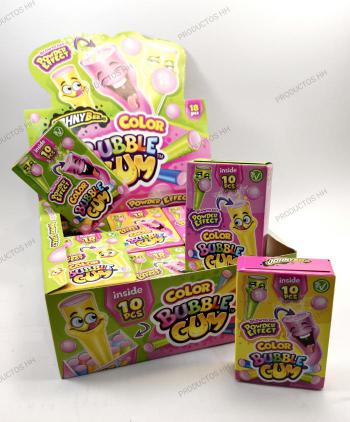 COLOR BUBBLE GUM 18 Uds