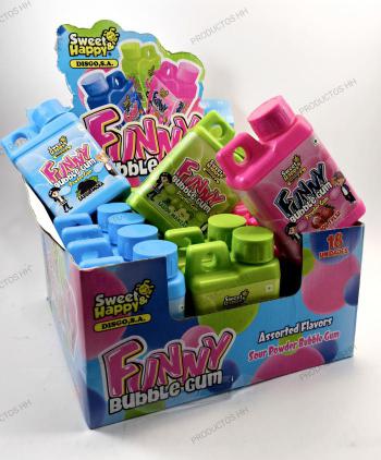 CHICLE FUNNY BUBBLE GUM 18 Uds