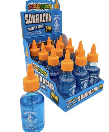 BOTELLA SOURACHA AZUL 90 ml 12 Uds