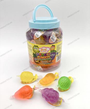 FRUIT CANDY JAR LIQUID CANDY 40 Uds