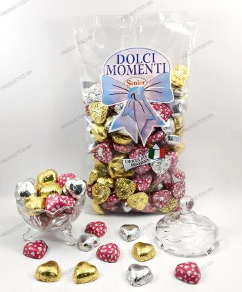 CORAZONES SURTIDO DOLCI MOMENTI PRALIN 1 Kg 125 Uds