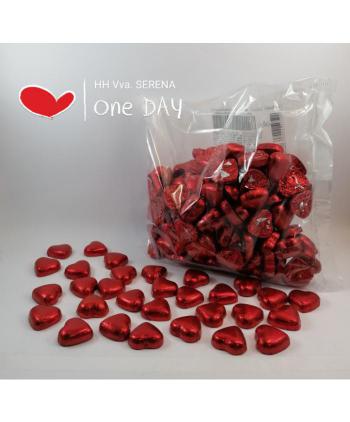 BOMBON CORAZON ROJO RELLENOS INTERDULCE 140 Uds 1 Kg