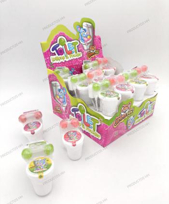 TOILET LOLLIPOP + POWDER JIMMY FOX 24 Uds