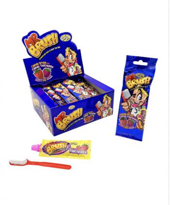 MR BRUSH WITH CANDY TUBE 25 grs 24 Uds