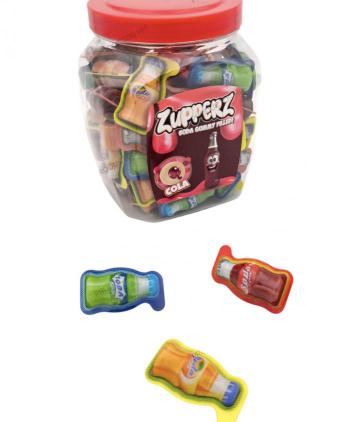 ZUPPERZ REFRESCOS SODA GUMMY FILLED JAR 65 Uds