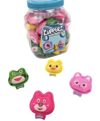 ZUPPERZ ANIMALS GUMMY FILLED JAR 50 Uds