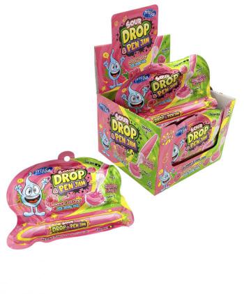 SOUR DROP & PEN JAM FRAMBUESA 12 Uds