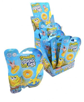 SPONGE BOB GUMMY DIP PEN 56 grs 12 Uds