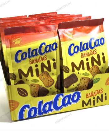 MINI GALLETAS CHOCO COLACAO BAÑADA 1,5€ 12 Uds