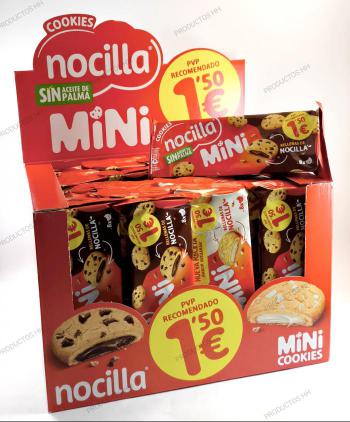 LOTE NOCILLA MINICOOKIE 24 Uds (18+6) 64 grs 1,5€