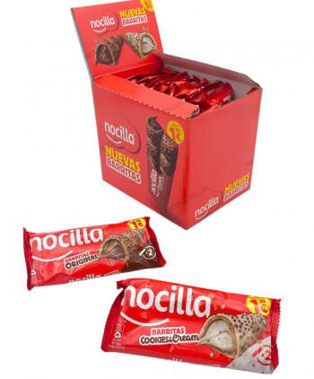 LOTE BARRITAS NOCILLA ORIGINA/CREAM 18 Uds