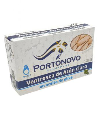 VENTRESCA ATÚN CLARO ACEITE OLIVA 125 ml PORTONOVO