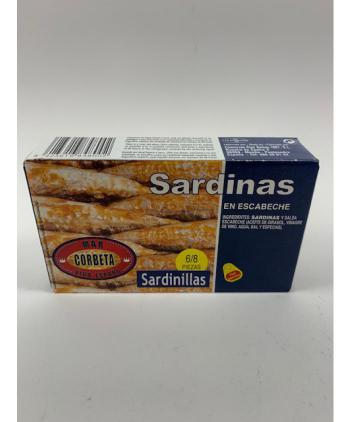 SARDINILLAS EN ESCABECHE 6-8 P RR 90 FA PORTONOVO