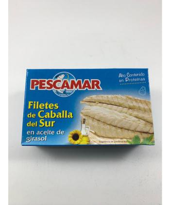 FILETES CABALLA DEL SUR EN ACEITE RR-125 FA PESCAMAR
