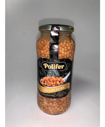 LENTEJAS COCIDAS POLIFER TARRO 580 GR